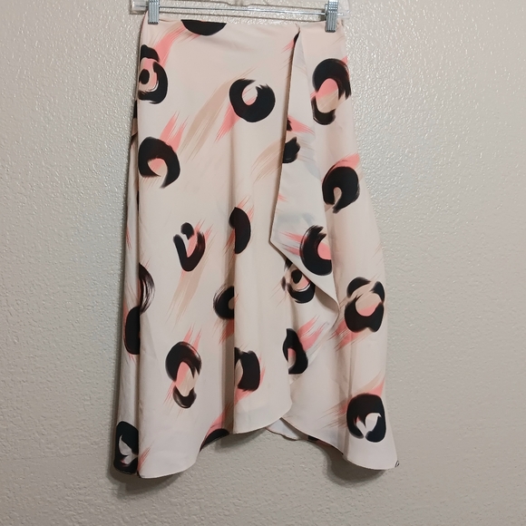 Reiss Marson Abstract Leopard Print Skirt Lined - Picture 3 of 6